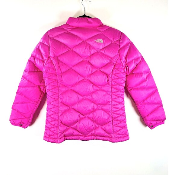 The North Face Girls Jacket Pink Aconcagua 550 Fill Power Down Puffer Size XL - Picture 2 of 11
